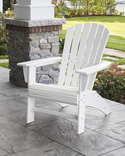 POLYWOOD Nautical Curveback Adirondack Chair - CookCave