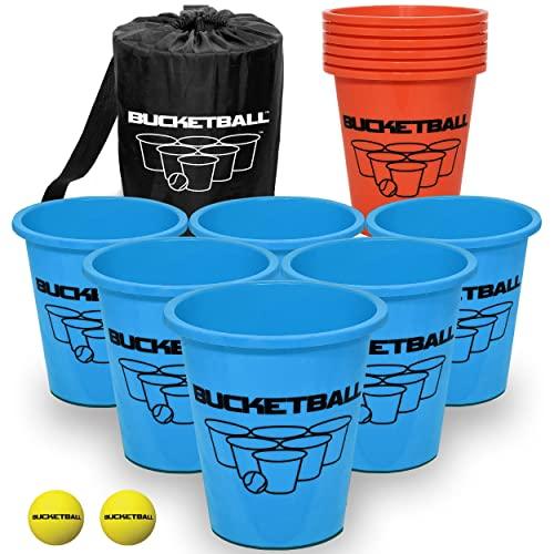 Bucket Ball | Beach Edition Starter Pack | Ultimate Beach, Pool, Yard, Camping, Tailgate, BBQ, Lawn, Water, Indoor, Outdoor Game – Best Gift Toy for Adults, Boys, Girls, Teens, Family - CookCave