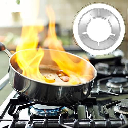 SOLUSTRE Metal Stand 2pcs Gather Fire wok support ring for gas stove Cast Iron Wok ring gas wok stand Gas Stove Cover Electric Stove Burners - CookCave