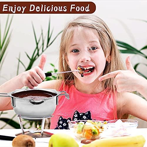 Worldity 11 Pieces Candy Dipping Tools Set, Including Stainless Steel Double Melting Boiler Pot, Dipping Fork Spoon, Decorating Spoons, Chocolate Dipping Tool for Making Chocolate Cake Candy Dessert - CookCave