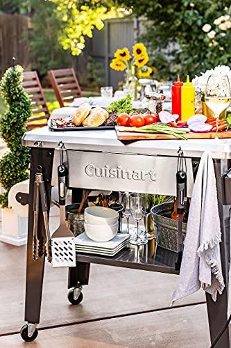 Cuisinart CPK-200 Grilling Prep and Serve Trays, Black and Red Large 17 x 10. 5 - CookCave