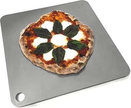 THERMICHEF by Conductive Cooking Square Pizza Steel 1/4" Deluxe Version, 16"x16" - CookCave