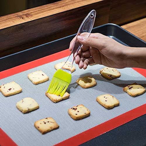 Silicone Basting Pastry & BBQ Brush Set - Uniwit 5 PCS Silicone BBQ Pastry Oil Brush Turkey Baster,Barbecue Utensil use for Grilling and Marinating (6.89" * 1.28"(L*W)) - CookCave