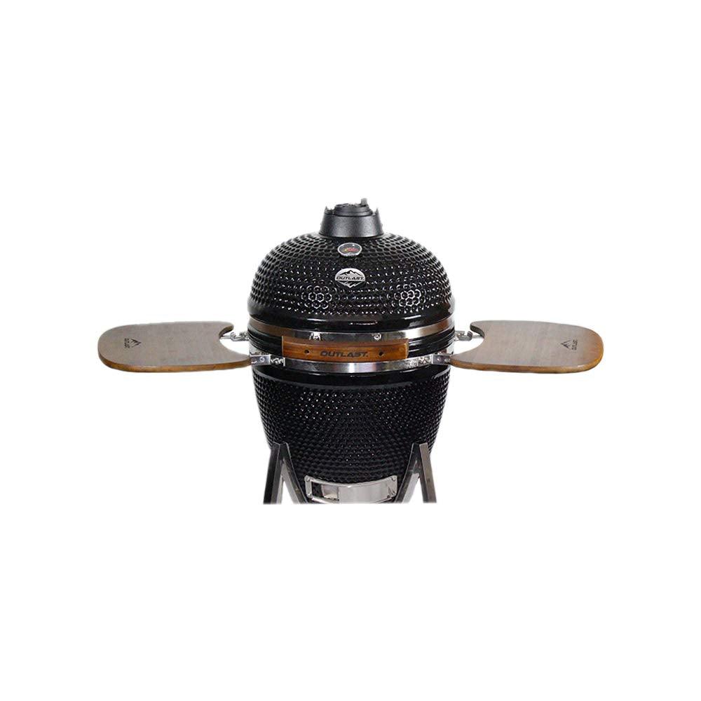 Outlast 24" Large Ceramic Kamado Barbecue Charcoal Grill - CookCave