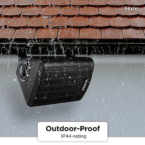 iHome IHSI-W650BT-PR-BLK Bluetooth Weatherproof Indoor/Outdoor 6.5 Inch 300W Wall/Ceiling Mounted Surround Sound Patio Speakers System, Small, Pair - Perfect for Home Party Enclosures - CookCave