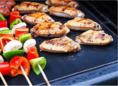 LOOCH Grill Mat Set of 6 - Non-Stick BBQ Outdoor Grill & Baking Mats - Reusable and Easy to Clean - Works on Gas, Charcoal, Electric Grill and More - 15.75 x 13 Inch - CookCave