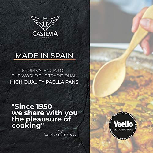 Vaello Campos La Valenciana 26 cm Polished Steel Paella Pan - CookCave