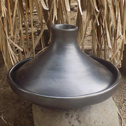 Ancient Cookware, Chamba Clay Tagine, Large, 1.5 Quarts - CookCave