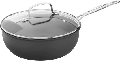 Cuisinart 635-24 Chef's Classic Nonstick Hard-Anodized 3-Quart Chef's Pan with Cover - CookCave