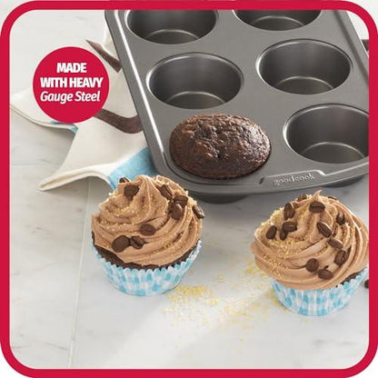 Good Cook 6 Cup Muffin Pan - CookCave