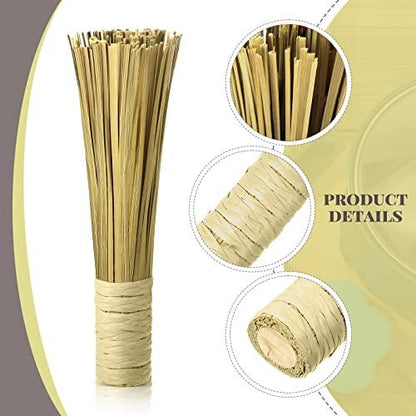 12 Inches Wok Brush Cleaning Whisk Bamboo Scrub Brush Kitchen Cleaning Brushes Bamboo Pot Scraper Scrubber Dish Pan Brush for Cooking Skillet Grill Utensils Scrubbing Cleaning (2 Pack) - CookCave