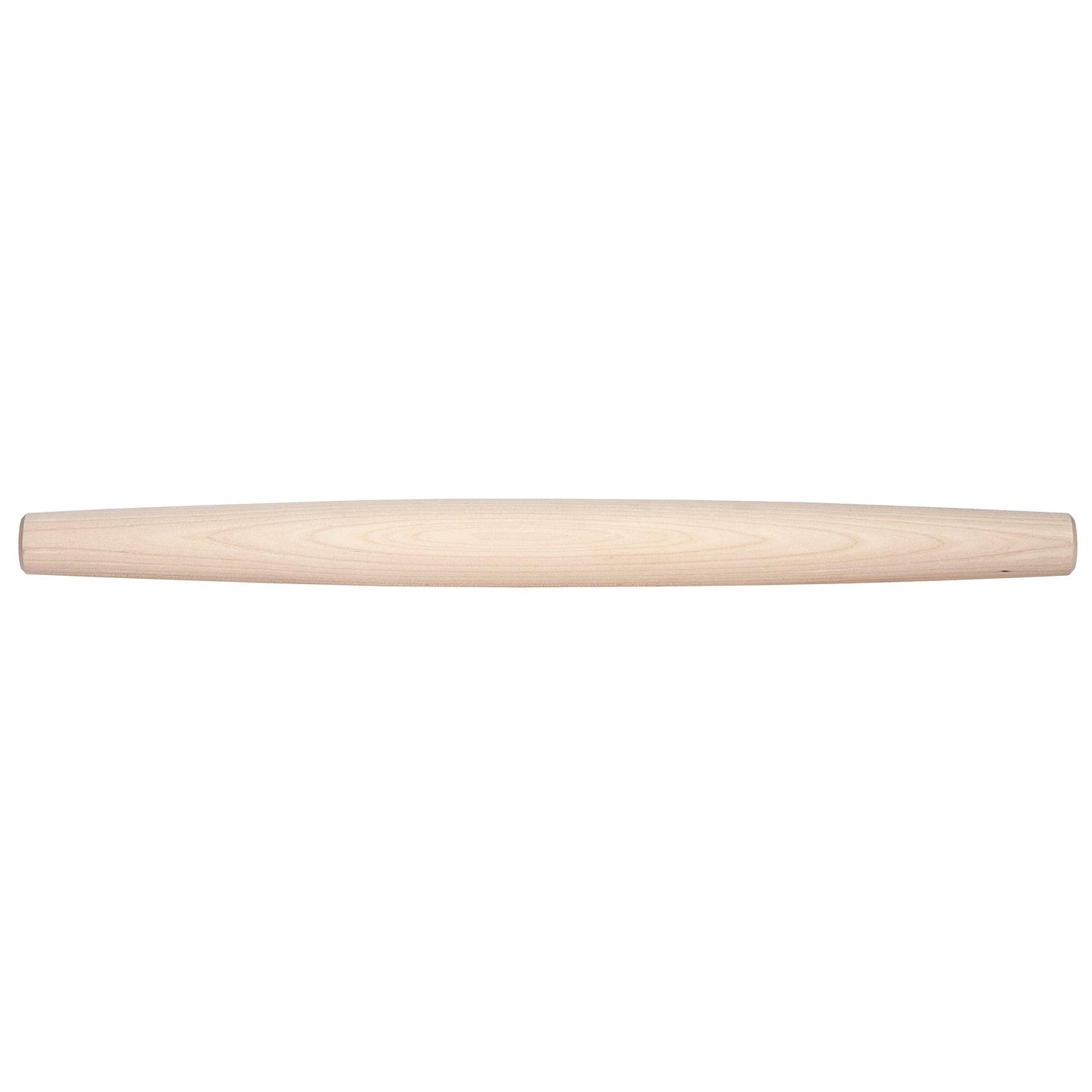 J.K. Adams Maple Wood Baking and Pastry French Rolling Pin for Pizza, Pie, Cookie Dough Roller, and More, 20.5" long x 1.75" diameter (COOP-FP1) - CookCave