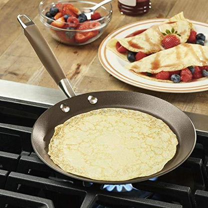 Anolon Advanced Hard Anodized Nonstick Crepe Pan, 9.5, Bronze II - CookCave