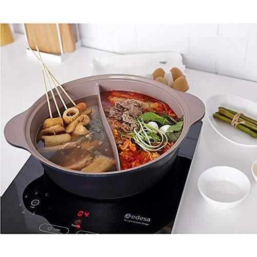 IH Shabu Shabu 28 cm Double Coated Ceramic Stock Pot - CookCave