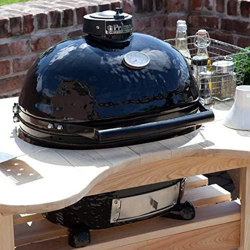 Primo 774 Ceramic Charcoal Smoker Grill, Oval Junior - CookCave