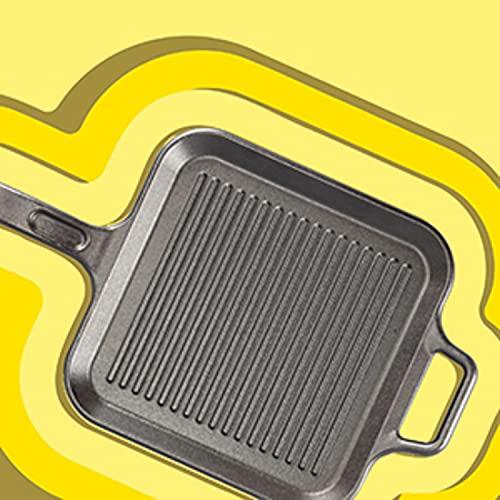 Lodge BOLD 12 Inch Seasoned Cast Iron Grill Pan; Design-Forward Cookware - CookCave