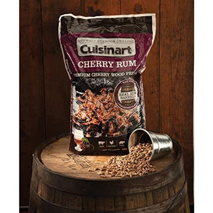 Cuisinart Premium Cherry Rum BBQ Smoking Pellets - 20 lb Bag - CookCave