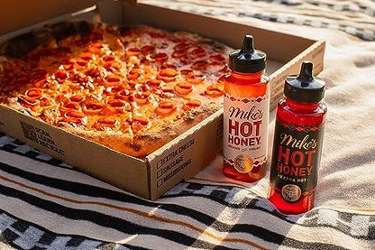 Mike's Hot Honey, America's #1 Brand of Hot Honey, Spicy Honey, All Natural 100% Pure Honey Infused with Chili Peppers, Gluten-Free, Paleo-Friendly (10oz Bottle, 1 Pack) - CookCave