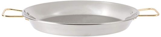 Garcima 13-inch Stainless Steel Paella Pan, 32cm - CookCave