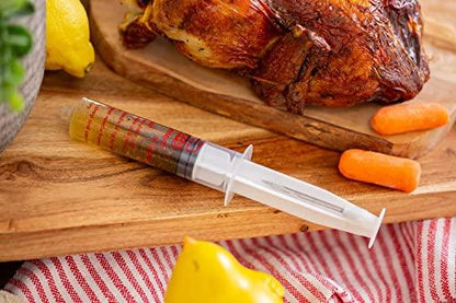 Chef Craft Select Plastic with Stainless Steel Needle Marinade Injector, 5 inches in length 1 ounce capacity, Clear - CookCave