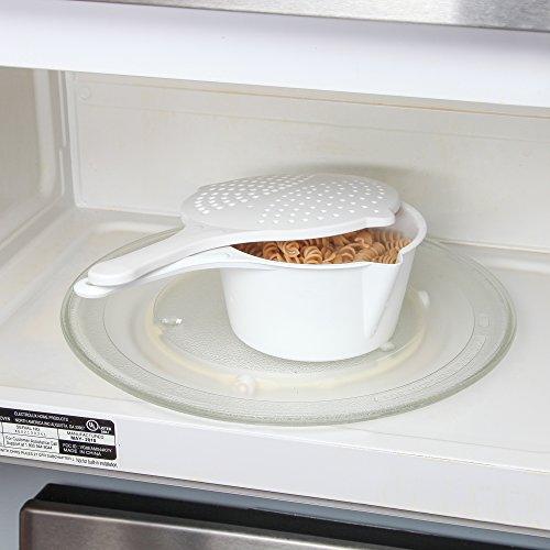 Home-X Microwave Cooking Pot with Strainer Lid - CookCave