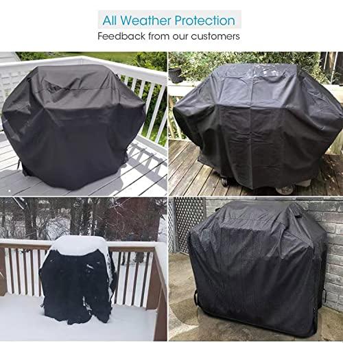 BBQ Grill Cover 32" 36" inch,2 Burner Gas Grill Cover,Outdoor Waterproof Grill Covers,with Adjustable Velcro Strap, Gas Grill Cover Compatible for Weber,Char Broil,Nexgrill Grills,Small Gas BBQ Cover - CookCave