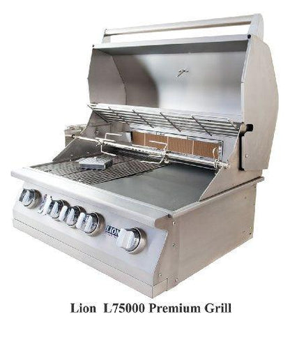 LION L75000 Built in Premium BBQ Liquid Propane Grill - CookCave