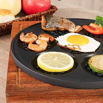 Pancake Pan Nonstick Frying Pan For Induction Hob,Kitchen Pot Smiley Face Pancake Pan Fun Enjoy Mini Pancake Omelette Pan With Double Layer Non Stick Coating Pancake Pan Breakfas Omelet Pan - CookCave