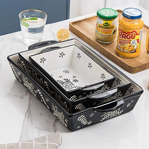 Wisenvoy Casserole Dishes For Oven Baking Dish Ceramic Casserole Dish Lasagna Pan Baking Dishes For Oven Baking Dish Set - CookCave
