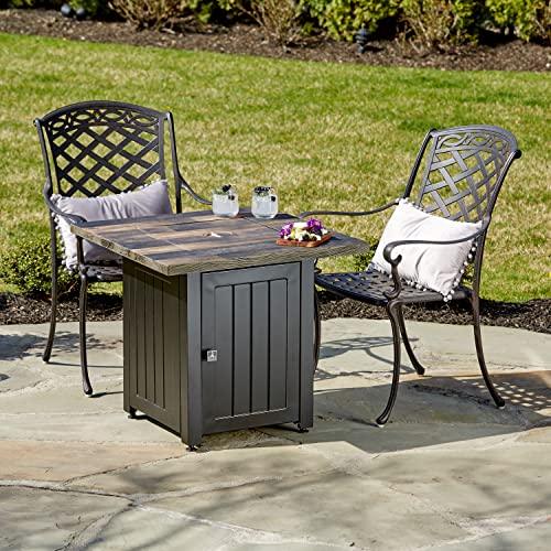 Riley Brown 28” Square Gas Fire Table - CookCave