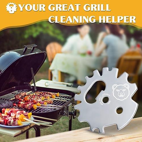 BBQ Grill Scraper Stocking Stuffers for Men - Gifts for Men Women Dad Unique Cooking Gift Ideas Cool Kitchen Gadgets Useful Stuff Smoker Accessories Outdoor Grilling Grate Cleaning Tools Christmas - CookCave