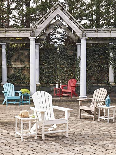 Signature Design by Ashley Sundown Treasure Outdoor Patio HDPE Adirondack Chair, Light Brown - CookCave