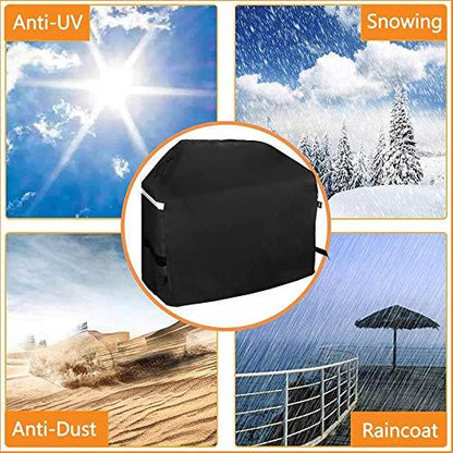 Hisencn 57 inch Grill Cover for Dyna Glo 5 Burner dgf510sbp, dgf510pbp-d, dge530bsp-d, Heavy Duty Waterproof Outdoor BBQ Cover for Dyna Glo Premium Grill, All Weather Protection, Fade and UV Resistant - CookCave