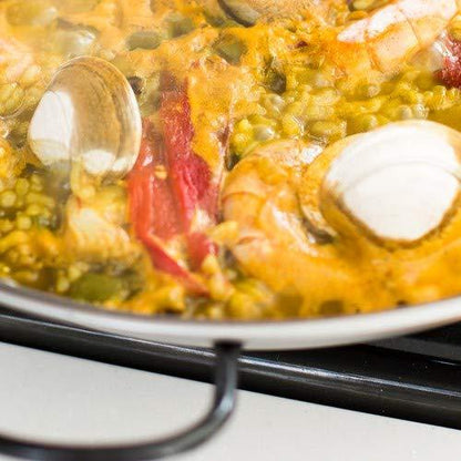 Matiz España Deluxe Authentic Paella Kit with Traditional Pan and Ingredients - CookCave