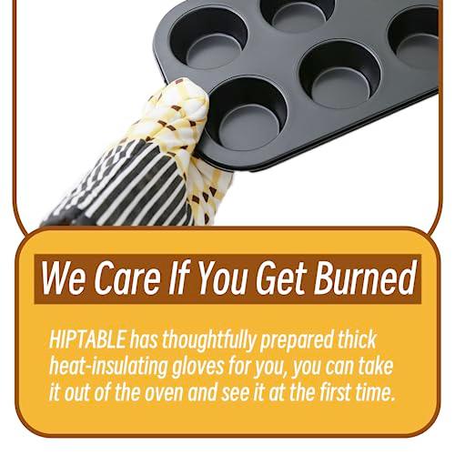 HIPTABLY Baking Pans Set｜Bakeware Set 5-Piece Set Kitchen Oven Cookie Sheet, Cake Pan｜Carbon Steel Nonstick Baking Accessories - CookCave