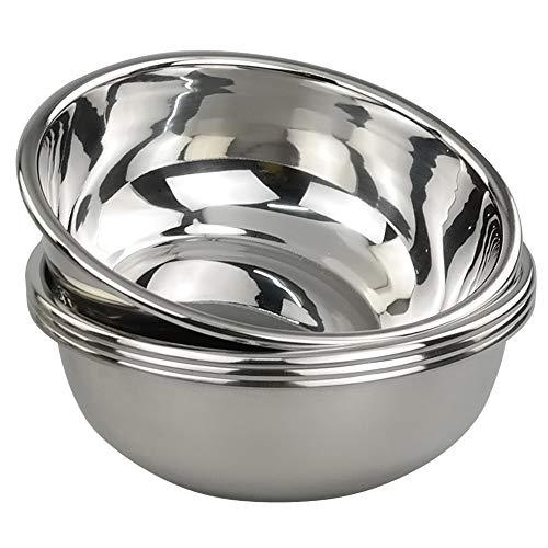Doryh 18/10 Stainless Steel Mixing Bowls, Nesting Bowls for Meal Prep, Serving, Baking, Set of 4 - CookCave