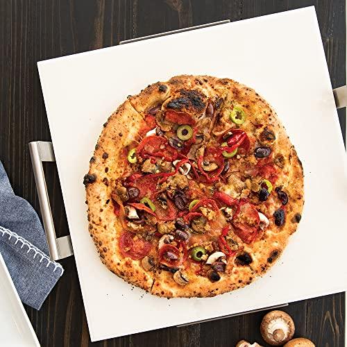 Nordic Ware Deluxe Square Pizza Stone with Rack - CookCave