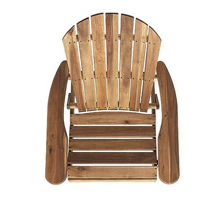 Christopher Knight Home Hanlee Folding Wood Adirondack Chairs, 2-Pcs Set, Natural Stained - CookCave