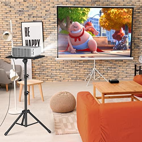 Facilife Projector Stand Tripod,Laptop Tripod Projector Stand Adjustable Height 22 to 47 Inch, Projector Tripod Stand, Tripod for Porjector, Projector Stand for Outdoor Movies - CookCave