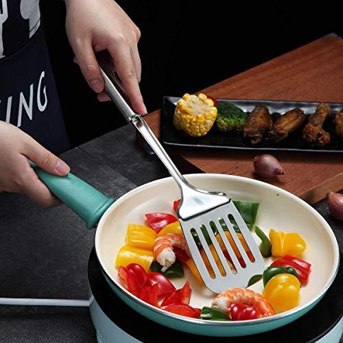 Stainless Steel Spatulas, Berglander Slotted Turner, Metal Spatulas Turner For Cooking, Kitchen Spatulas For Nonstick Cookware, Barbecue Spatulas, Dishwasher Safe, Easy to Clean - CookCave