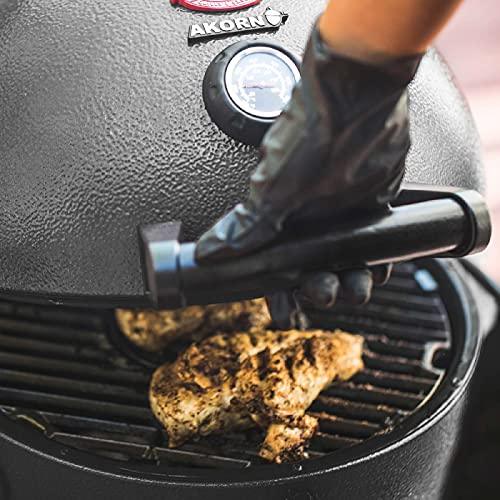 Char-Griller E86714 AKORN Jr. Kamado, Ash Portable Charcoal Grill - CookCave