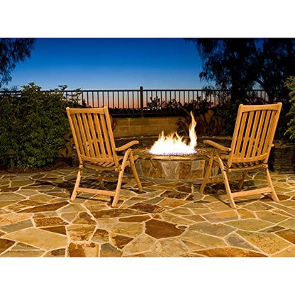 Stanbroil LP Propane Gas Fire Pit Burner Ring Installation Kit, Black Steel, 30-inch - CookCave