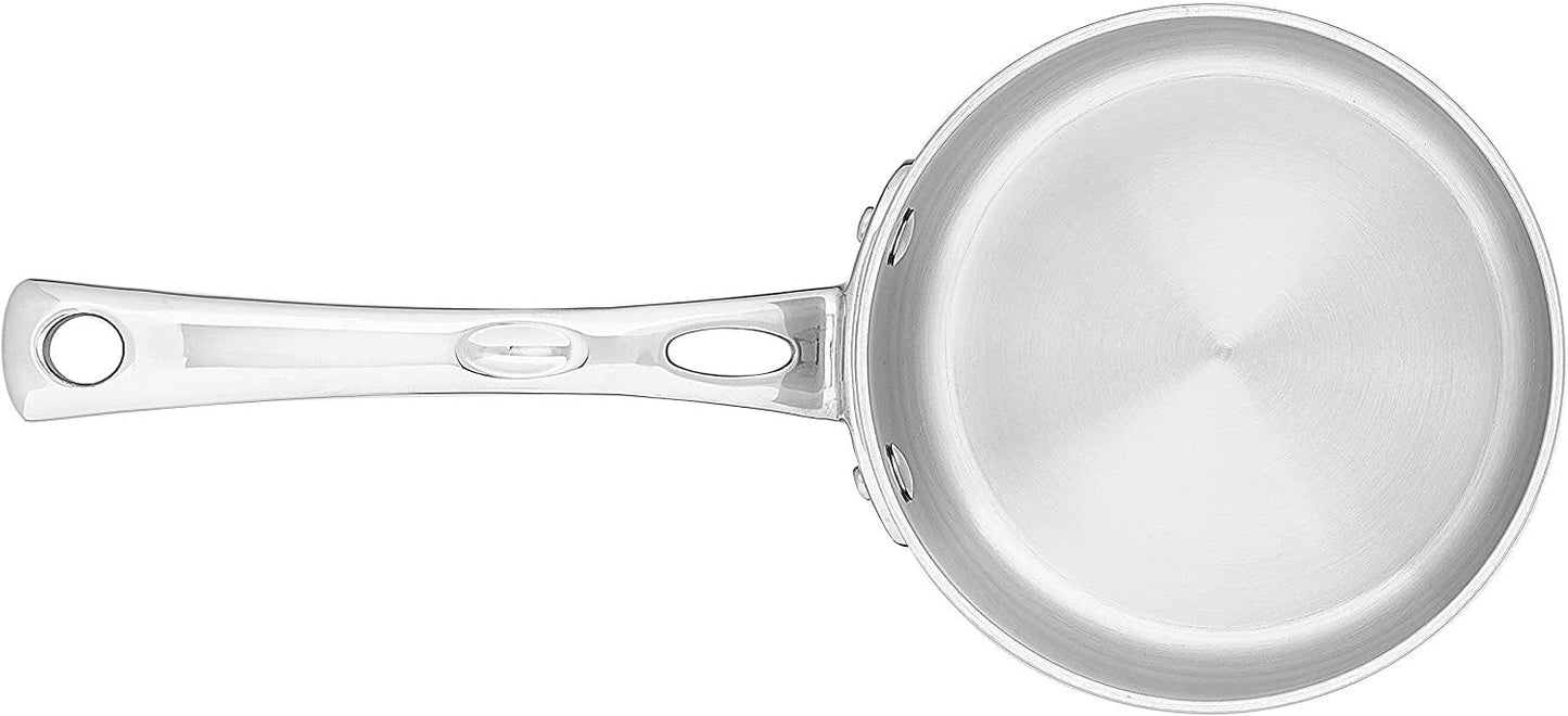 Cuisinart French Classic Tri-Ply Stainless 1-Quart Saucepan with Cover,Silver - CookCave