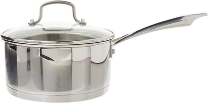 Cuisinart Professional Stainless Saucepan with Cover, 3-Quart, Stainless Steel - CookCave