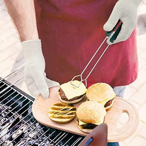 GSAFEME 12 Pairs Cotton Glove Liners for BBQ, Cooking, Grilling, Food Handling - Safety Work Gloves Hand Saver, Large - CookCave