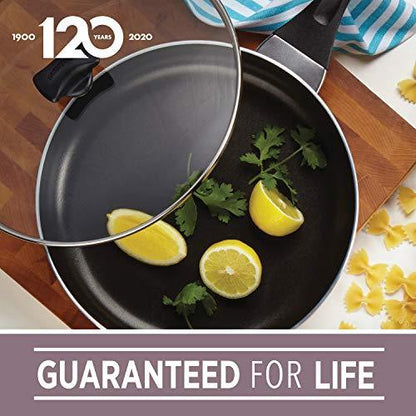Farberware Promotional Dishwasher Safe Nonstick Stock Pot/Stockpot with Lid, 10.5 Quart, Black - CookCave
