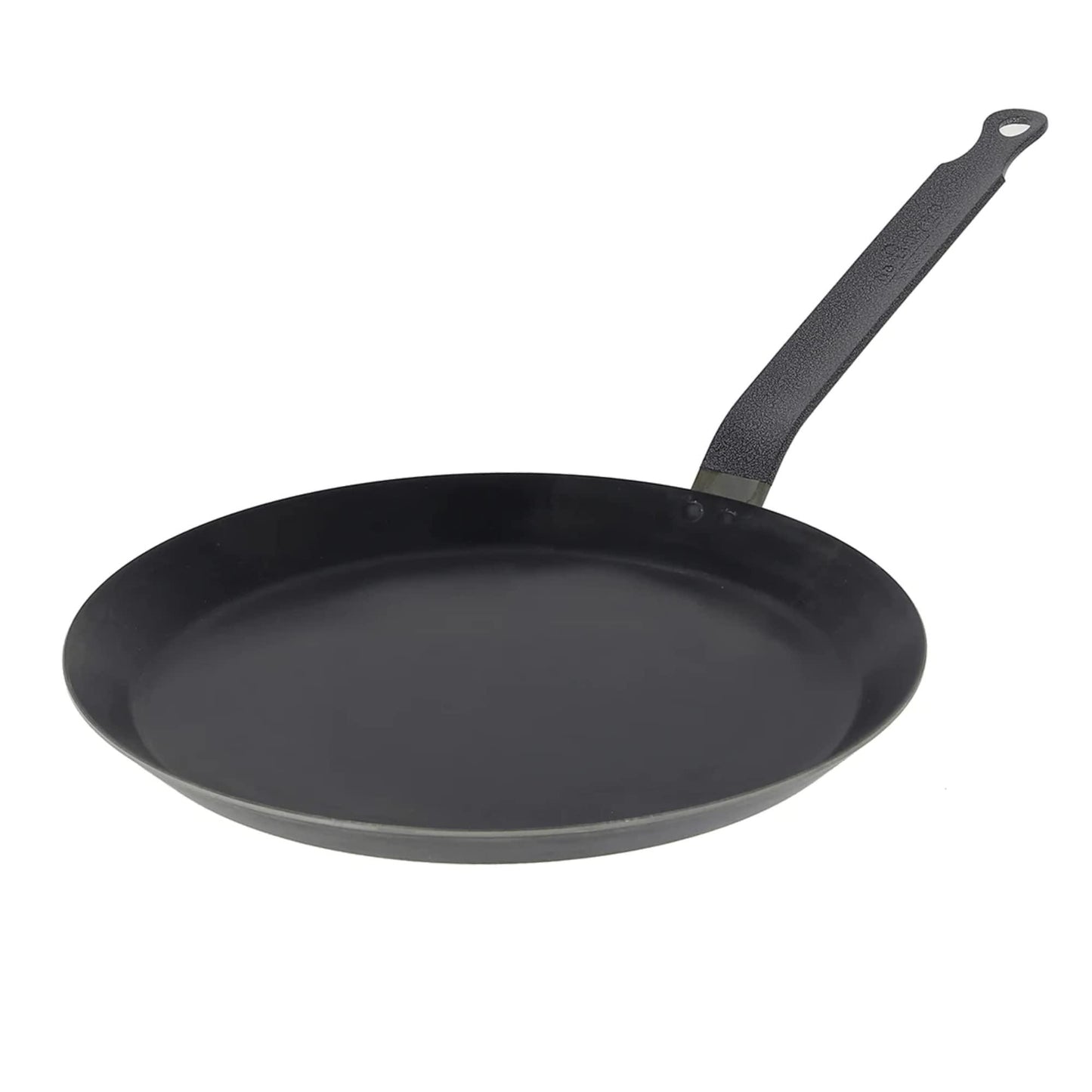 de Buyer Blue Carbon Steel Crepe & Tortilla Pan - 9.5” - Ideal for Making & Reheating Crepes, Tortillas & Pancakes - Naturally Nonstick - Made in France - CookCave