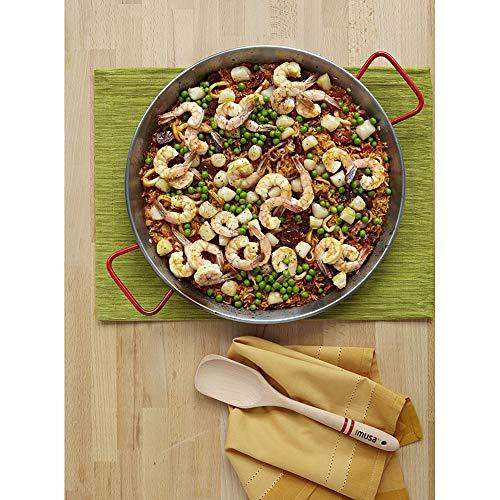 IMUSA USA , Red Paella Pan 15-Inch, 15 Inch - CookCave