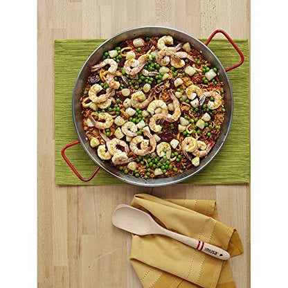 IMUSA USA , Red Paella Pan 15-Inch, 15 Inch - CookCave