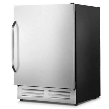 Velieta 24 Inch Beverage Refrigerator Cooler,Stainless Steel Wide Refrigerator for 210 Cans,Fit Perfectly for 24" Space Built-in Counter or Freestanding with powerful and quiet cooling system - CookCave